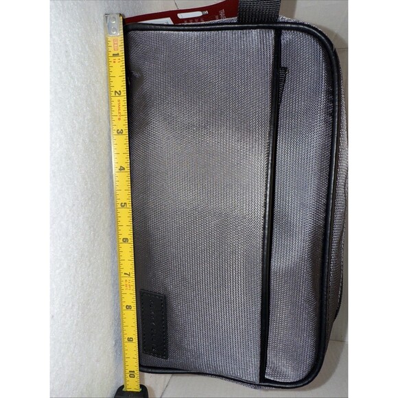 PERRY ELLIS PORTFOLIO Men's Grey  Travel Kit With Non Skid Bottle &  Handle New - Picture 12 of 16